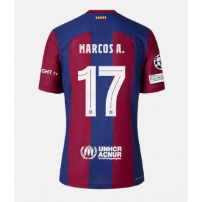 Barcelona Marcos Alonso #17 Koszulka Podstawowych 2023-24 Krótki Rękaw